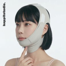 하핏스튜디오 제로컴플렉스 V라인 얼굴 리프팅 밴드, 1개, 클라우드그레이