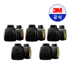3M D8001K D8003K D8006K D80923K D80926K FF-800 HF-800 방독정화통(1set), 1개, D7N11(1set)