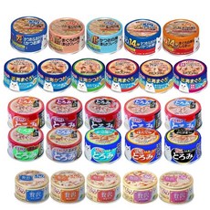 日本CIAO 貓罐頭系列 75-80g【24罐組】多樂米濃湯罐、奢華寵愛罐, 1個, 【奢華罐】鮪魚+雞肉+干貝80g,24罐組(超取限一箱)