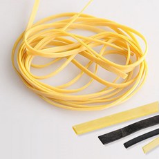 국산 납작 생고무줄 노랑 검정 고무줄 노랑고무줄 jun+9499rg, 노랑-좁은