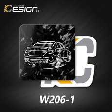 KESIGN W206-1 汽車香氛片，天然植物萃取，持久清新，適用於各種車型, 0.58g, 1個