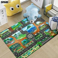 DFMEI 易打理地墊客廳耐髒兒童益智地毯, 卡通地毯-29