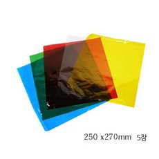 셀로판지 5색 25x27cm, 1개