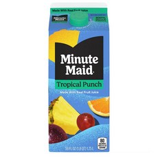 미닛메이드 트로피컬 과일 펀치 음료 1.75L 2개