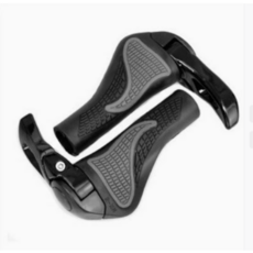 자전거 그립 핸들 손잡이 바엔드 뿔 핸들그립, (선택1번)자전거뿔핸들그립(블랙), 1세트, 블랙