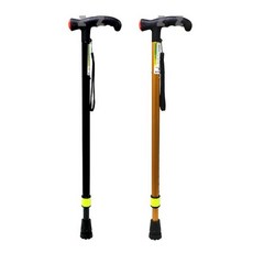 알루미늄 지팡이 환자 노인 보행 접이식 지팡이 6단계_WFHY8D0, 옐로우