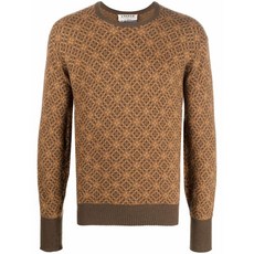 안젤로 빈티지 컬트 중고 1970's 기하학 패턴 스웨터