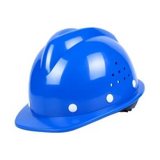 工地安全帽 國標加厚透氣 建築工程防護頭盔, 經典款國標透氣款 新日期 ,紅色, 紅色