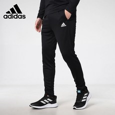 adidas 愛迪達 男款長褲日常褲子三線(X)修身聚酯纖維材質