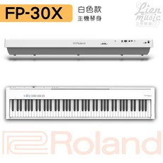 Roland FP-30X 電鋼琴 鍵盤樂器 便攜式鋼琴 原廠貨 原廠保固, 1個, 白色款,單主機