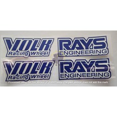 RAYS 輪框貼紙 輪框貼 五爪輪貼 改裝輪框 VOLK貼紙 輪框遮瑕 輪框裝飾 葉子板貼 三角窗 反光貼, 1個