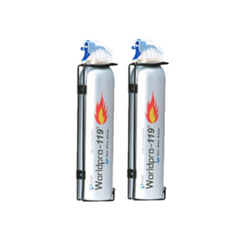 [트윈스몰] 우리집 화재예방 간이 소화기 월드프로-119 스프레이 소화기(360ml ) 실버, 2