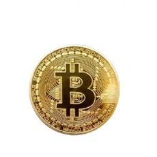 [핀도트]기념주화 장식(케이스포함) 5개 세트 비트코인 모형, 브론즈