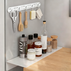 kemei 틈새 자석 선반 냉장고 세탁기 싱크대 사이드 확장형 수납 정리대, 1개