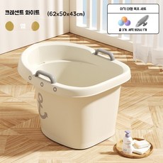 어린이 아기 대형 겨울 접이식 수영 욕조, 화이트 0-10세 중간 두께 세트