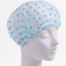 별미상품 땡땡이 샤워캡 (블루) 위생용품