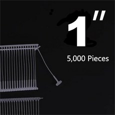 개 Tag +1000 Sewing Labeller 가격 바브 바늘 태깅 TCraft Price Barbs 재봉틀 1Set 세트Clothes Garment 라벨러 Tagging, 1 inch-5000pcs, 1개