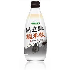 統一生機 黑芝麻糙米飲 245ml 健康飲品 無添加, 1個