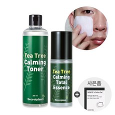 티트리 스킨케어 2종세트(티트리 카밍 토너+티트리 카밍 토탈 에센스), 1세트, 티트리 카밍 토너+티트리 카밍 토탈 에센스