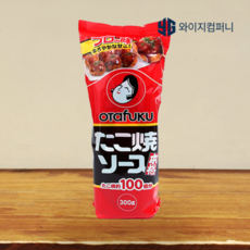 타코야끼소스 300g 소스 오타후쿠 양념 타레 문어 타코야키 문어볼 가정용 일본간식, 1개