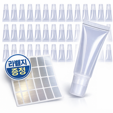 알파벳샵 화장품 여행용 메모가능 소분 용기 5ml, 30개, 5g 튜브 공병 세트 30개, 5g 튜브 공병 세트