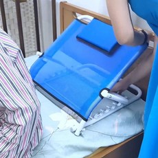 병실 노인 등받이 침대 조절식 편안한 접이식 침상 의자 병상, L. 그레이 메쉬 팔걸이 있음