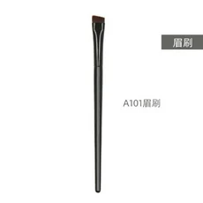 1PCS 두꺼운 알루미늄 튜브 컨실러 브러시 막대 나무 손잡이와 머리카락을 잃지 않고 피부에 맞는 휴대용, 05 A101 blade brush