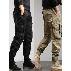 남자 바이크바지 라이딩진 조거 K41블랙 카고 오토바이 M 슬림핏 팬 A. 카키 A. M, C. XL, C. K32 블랙