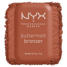 NYX PROFESSIONAL MAKEUP 매트 버터멜트 브론저 롱웨어 페이스 메이크업 최대 12시간 착용 비건 포뮬러 - 부타 비스킷 (미디엄 로지 웜), 1