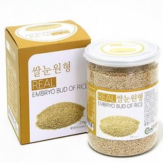 쌀눈 구운쌀눈 쌀눈원형 선물세트 컬러푸드 원형 국산 270g 용기 볶은쌀눈, 1