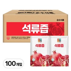 순수식품 석류즙, 70ml, 100개