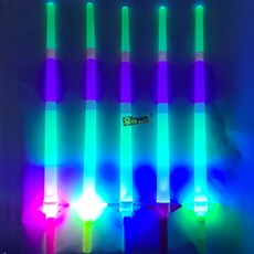 우야몰 LED 4단 응원봉 콘서트 광선검 야간 경기 응원 용품 야외활동, 1개