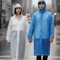 휴대용 경량 투명 후드 방수 레인웨어 야외활동 우천대비 여행용, 1개, 상세페이지 참조