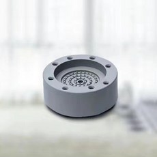 簡約家具墊高腳墊 防滑靜音墊, 1個, 圓形通用腳墊【灰色加高2.0mm/一個裝