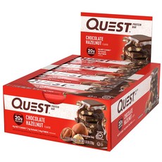 Quest Nutrition 高蛋白能量棒, Chocolate Hazelnut, 12入