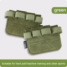 가죽 체조 손 그립 역도 운동 체육관 장갑 손바닥 보호 손목 랩 피트니스 훈련 손 물집, 빨간 왼손, 중, 빨간 왼손, 1개