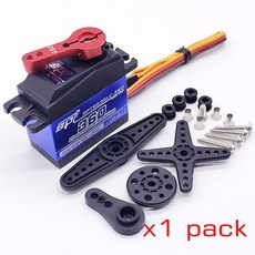 SPT5525LV 360 25KG 크롤러 RC 메탈 연속 35KG 서보 캡스턴 풀 기어 SPT5535LV 표준 디지털 회전, 35kg 360 W.Arm 1pc