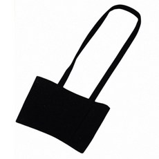 帆布飲料提袋 杯袋 飲品袋 奶茶杯提袋 咖啡杯提袋 飲料杯套 吸管收納 環保杯袋 素色杯套 提袋, 帆布款-黑, 1個