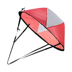 42인치 윈드 키트 접이식 카약 윈드 카약 Sup 패들 보드 액세서리 간편한 설치 및 신속하게 배포 소형, PVC, 빨간