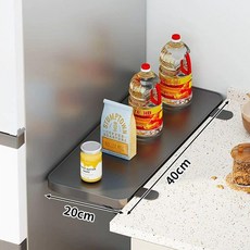 데스크탑 확장 보드 스택형 컴퓨터 책상 지지대 넓은 사무실 드릴링 불필요, 61 접이식 스탠드 + 칠판 40x20cm, 1개