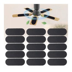 Zejoot 블레이드용 천장 팬 필터 15개 활성화된 코코넛 껍질 탄소가 있는 팬 공기 청정기 패드 범용 이지 스틱 천장 팬 필터 일반 가정용 사무실 오염 물질에 적합, B-15