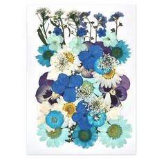 레진 압화 꽃 천연 건조 스티커 스크랩북 22종 1개, 17