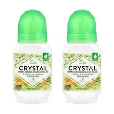 크리스탈 데오도란트 롤온 바닐라 자스민향 66ml 2개 미네랄