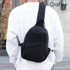 Craftsy 남성 방수 초경량 슬링백 크로스백