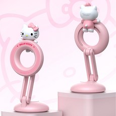산리오 헬로키티 차량용 핸드폰 거치대 대쉬보드 맥세이프 자석, 핑크, 1개 핑크, 1개
