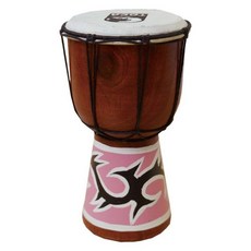 Toca SDMINI 로프 튜닝 10.2cm (4인치) 미니 Djembe - 트라이벌111372, 페인트 부족