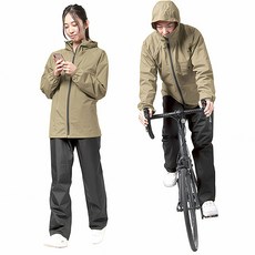 Makku AS 6700輕便防水透氣自行車雨衣套裝 男女通用 多尺寸可選 防水透氣 反光條設計