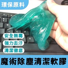 PS樂 史萊姆清潔凝膠 J822 果凍黏土 鍵盤清潔 魔術除塵清潔軟膠, 1個, 隨機出貨