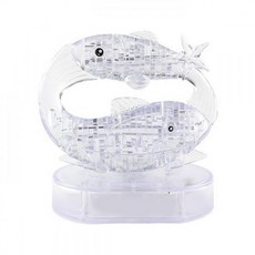 45피스 크리스탈퍼즐 - 물고기자리 화이트 3d크리스탈퍼즐 3d입체퍼즐 입체퍼즐