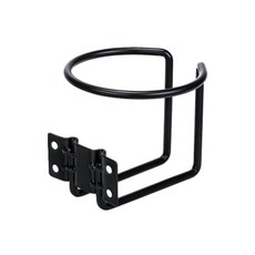 벽설치 컵홀더 브라켓 컵 텀블러 맥주병 물병 거치대 받침대 브래킷 나사 버스 차량 보트 벽면, 블랙